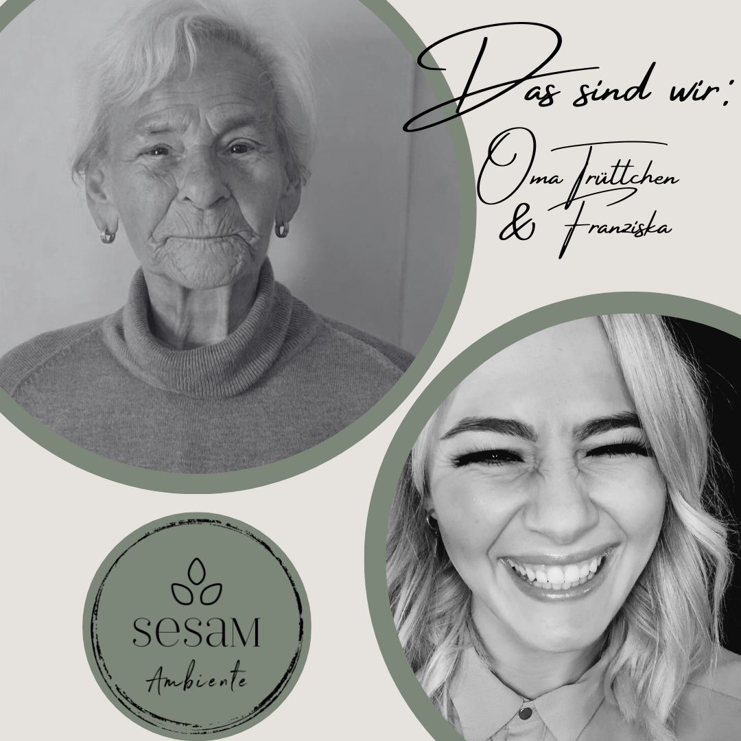 A picture of the two founders Trudis and Franziska